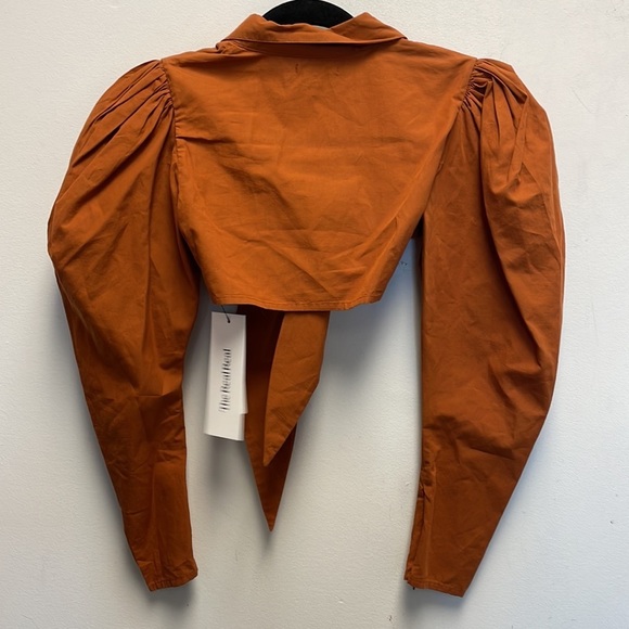 WeWoreWhat Bisou crop tie top - Picture 4 of 5